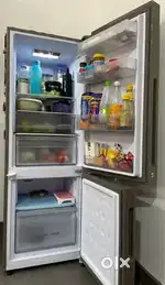 256 litres and 2020 Model. Haier double door fridge