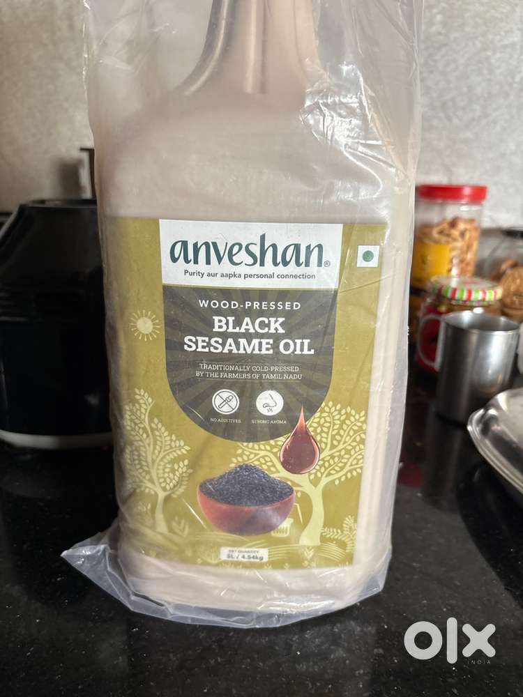 Anveshan Black Sesame Oil – 100% Pure, Wood-Pressed