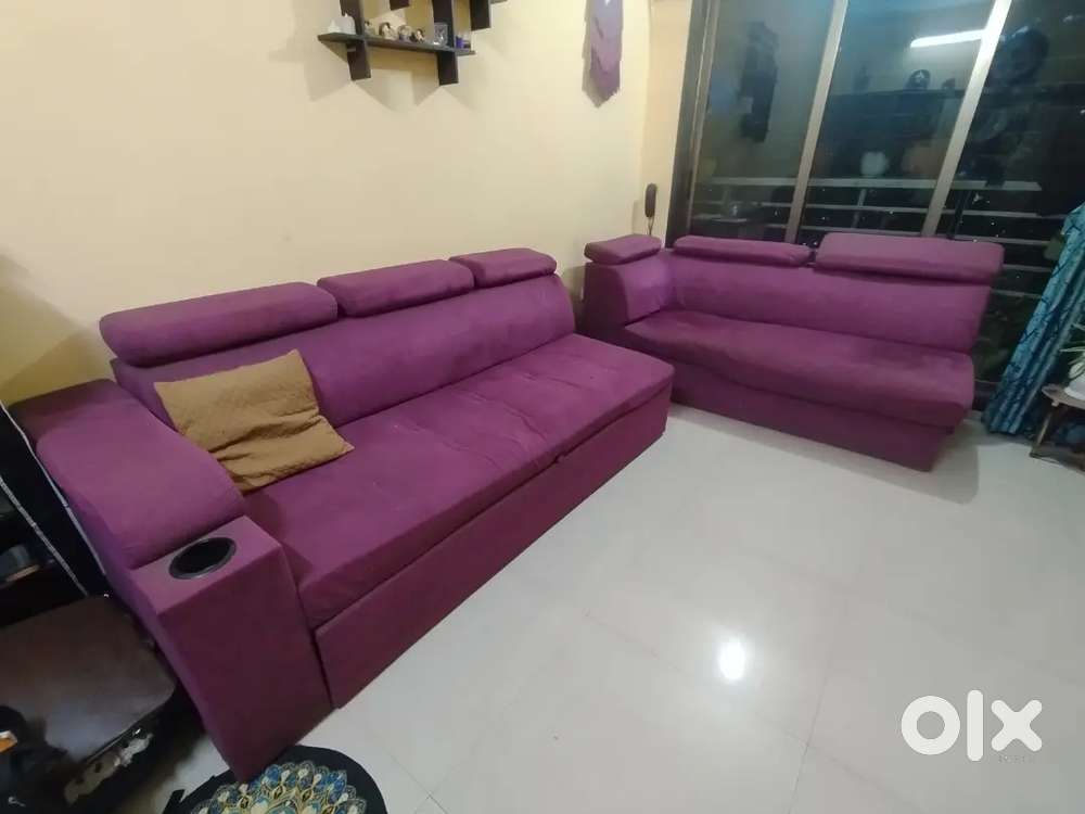 7 seater Sofacum bed with storage