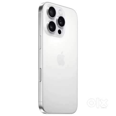 I phone 16 pro white colour box open h bas new phone non active h