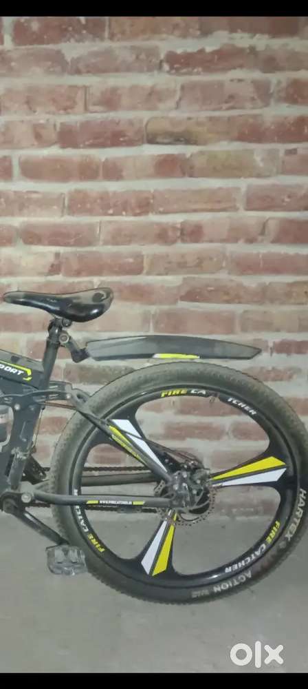 Foldable cylc and disc break and 21 gear