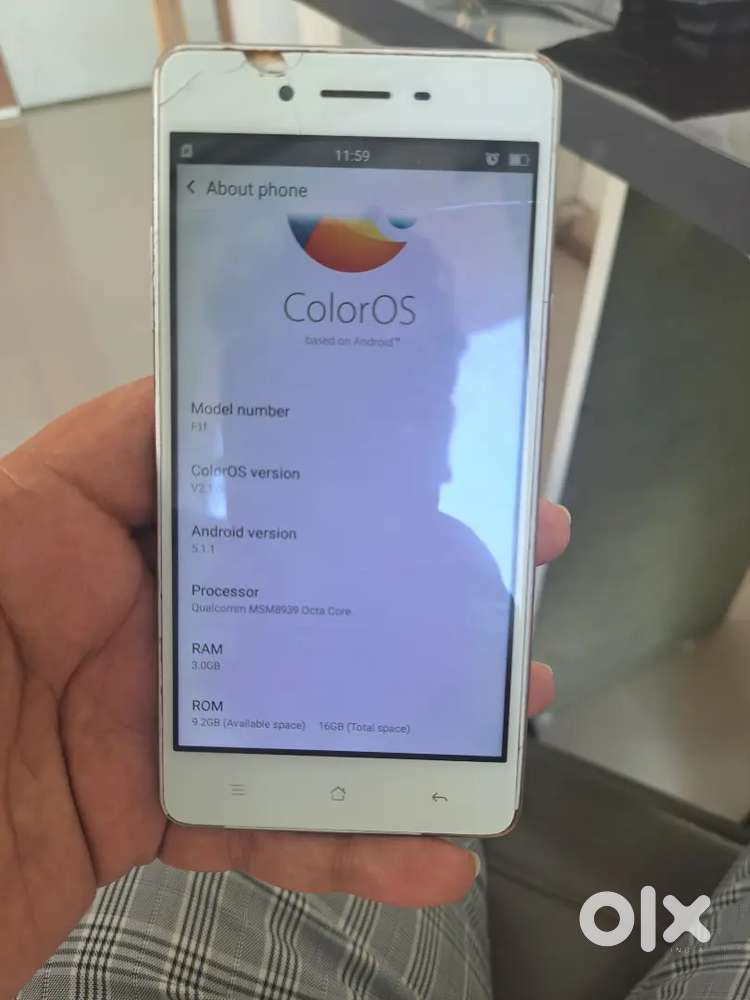 Oppo F1f RAM 3.0 GB, ROM 16 GB