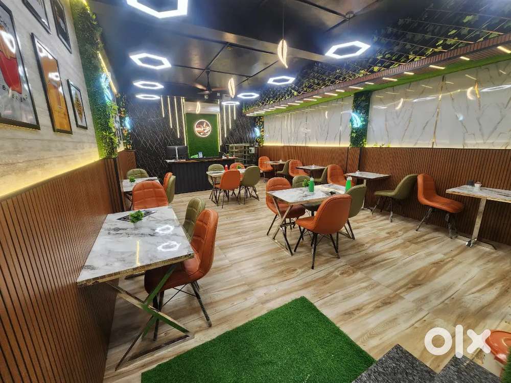 Cleaner and waiter for cafe