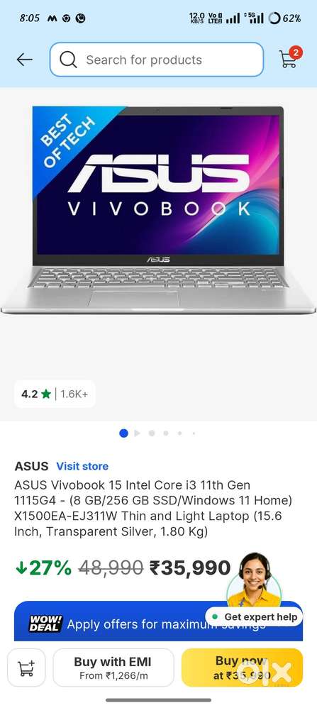 Asus laptop like new