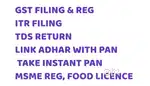 ITR Filing, GST Filing, Accounting sciences, Digital Signature provide