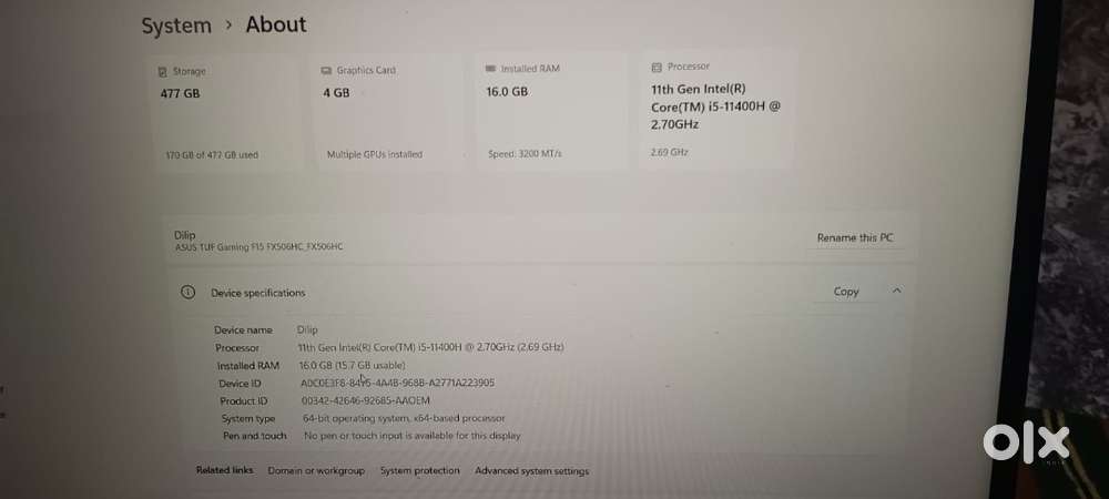 ASUS TUF Gaming F15