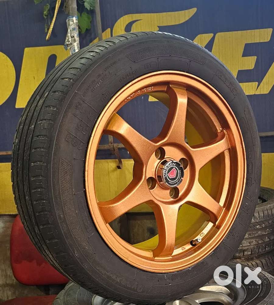 16 Inch 4 Hole 100 Pcd 7J 4 Used Refurbished 4 Alloys &195/55/16 Tyers