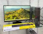 Lenovo i5 7th 22 inch hp ips monitor 256gb 8gb computer desktop pc