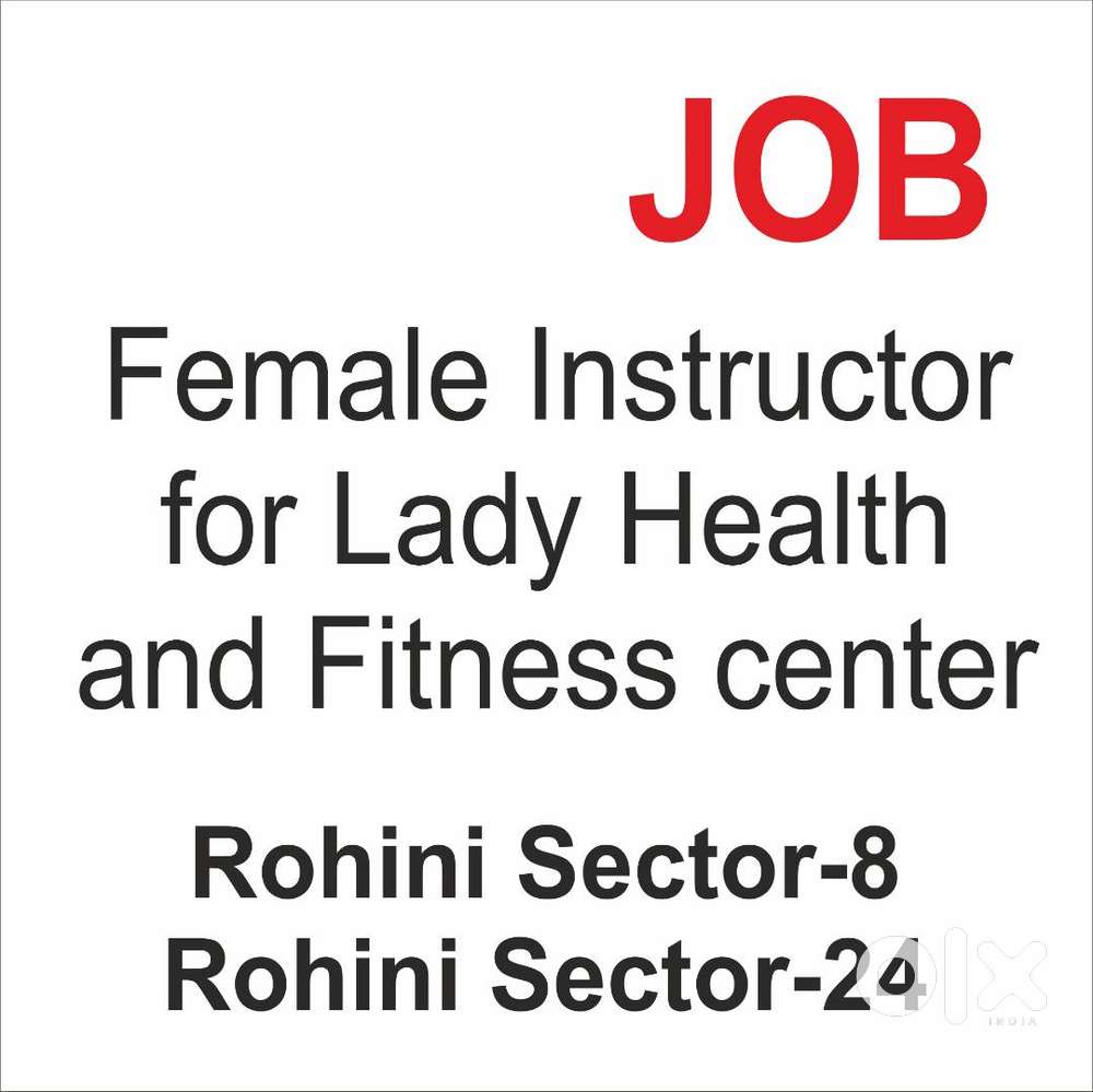 Require Female Instructor for Lady Health and Fitness center