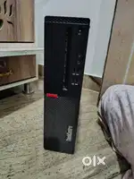Computer desktop cpu, monitor, keyboard and mouse