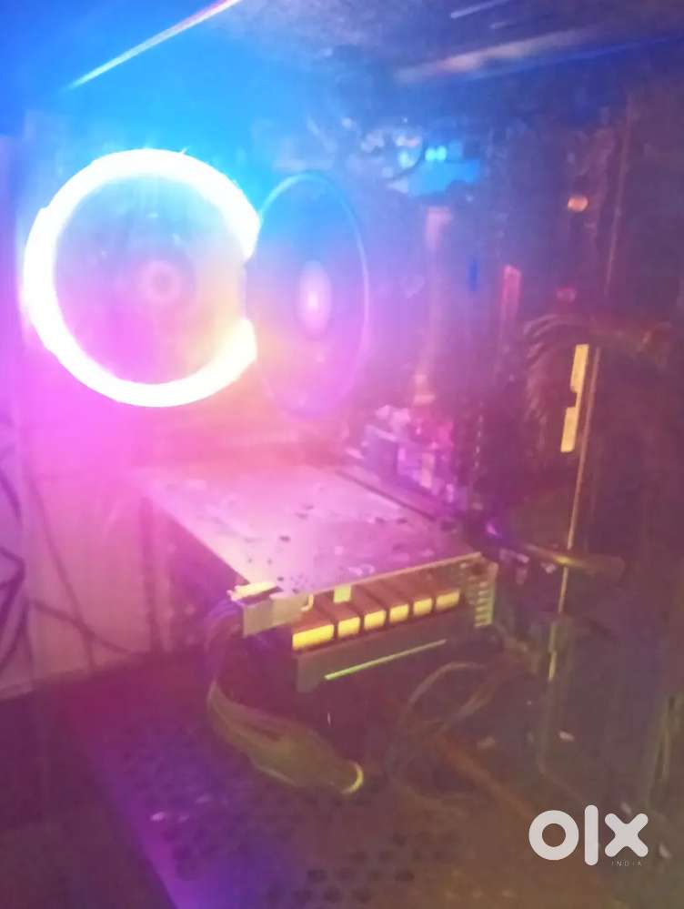 Computer with monitor keyboard mouse