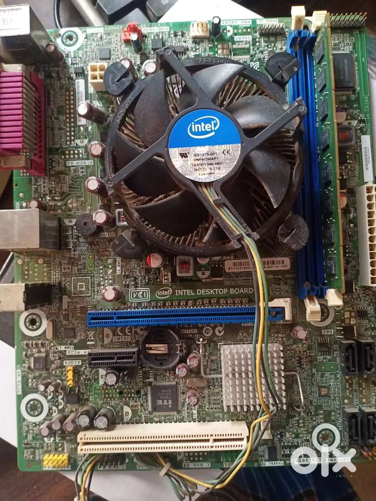 Motherboard, ram, with graphics card