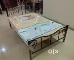 Double cot bed with new matress
