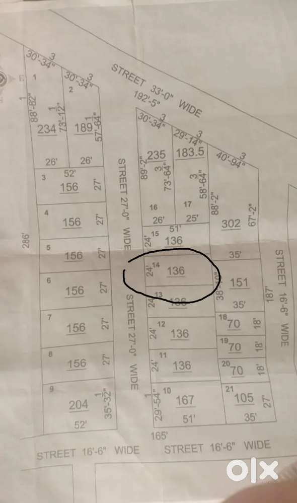 Plot for sale 22000 per gaj 32 foot road k pas plot near juglal school
