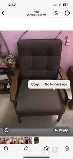 Teak wood chairs