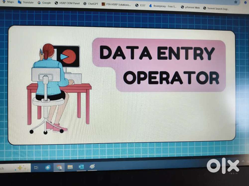 Data entry operator