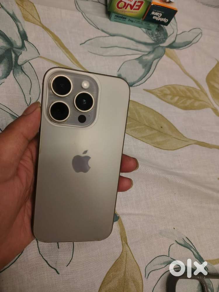 Iphone 15 pro 128 with 16 back covers
