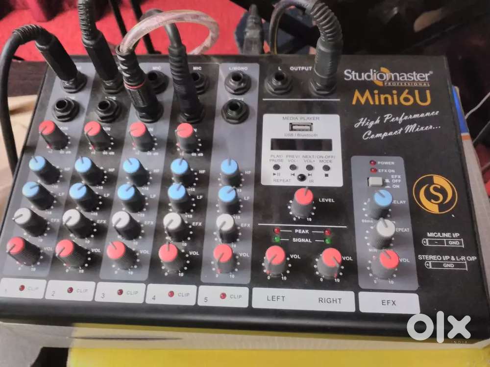 Studiomaster Mini 6u Audio Mixer working condition
