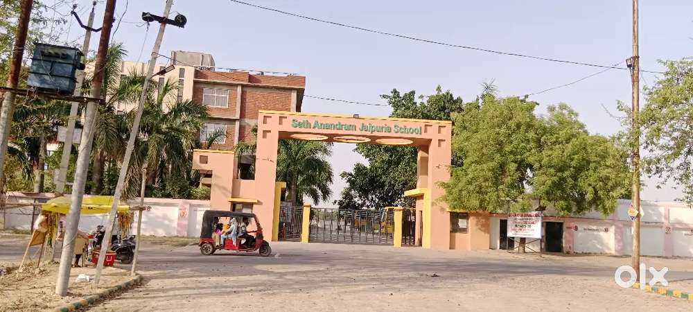 Unnao jaipuriya school ke samne plot uplabdh
