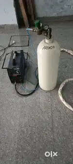 Argon welding machine and hand grinder