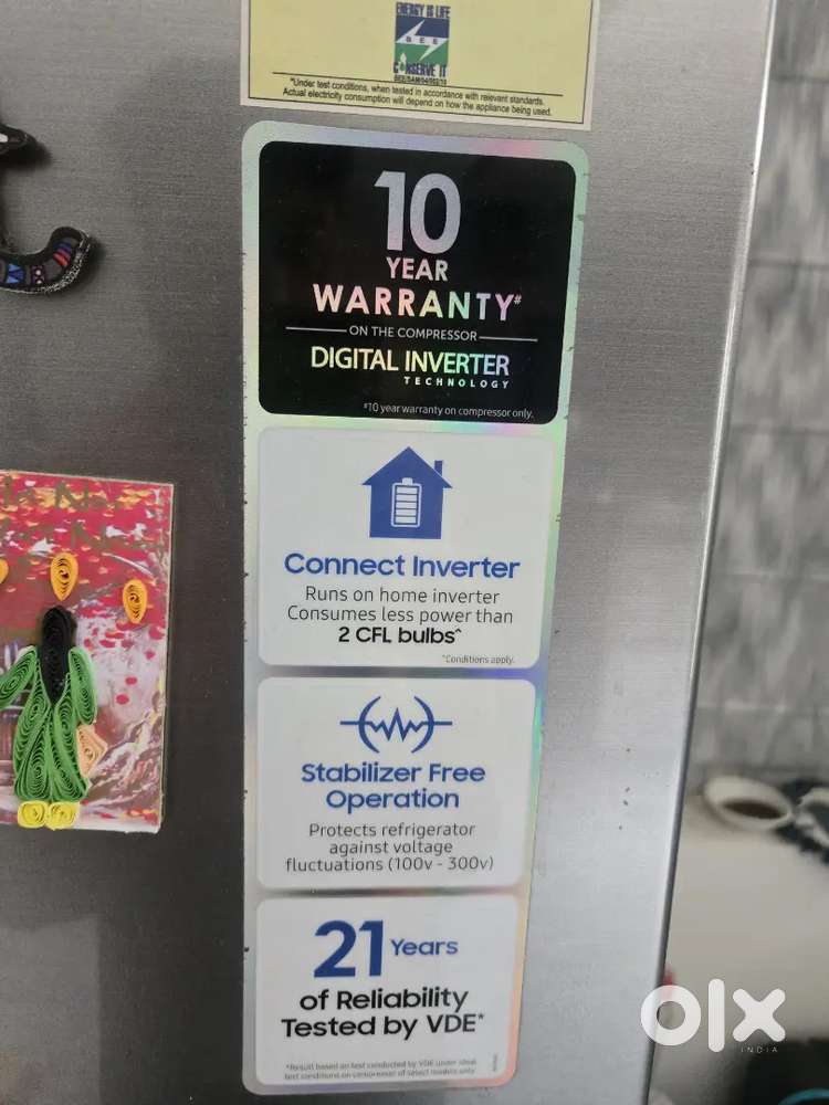 Refrigerator double door samsung