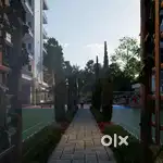 2 BHK luxury flat with club park & pool