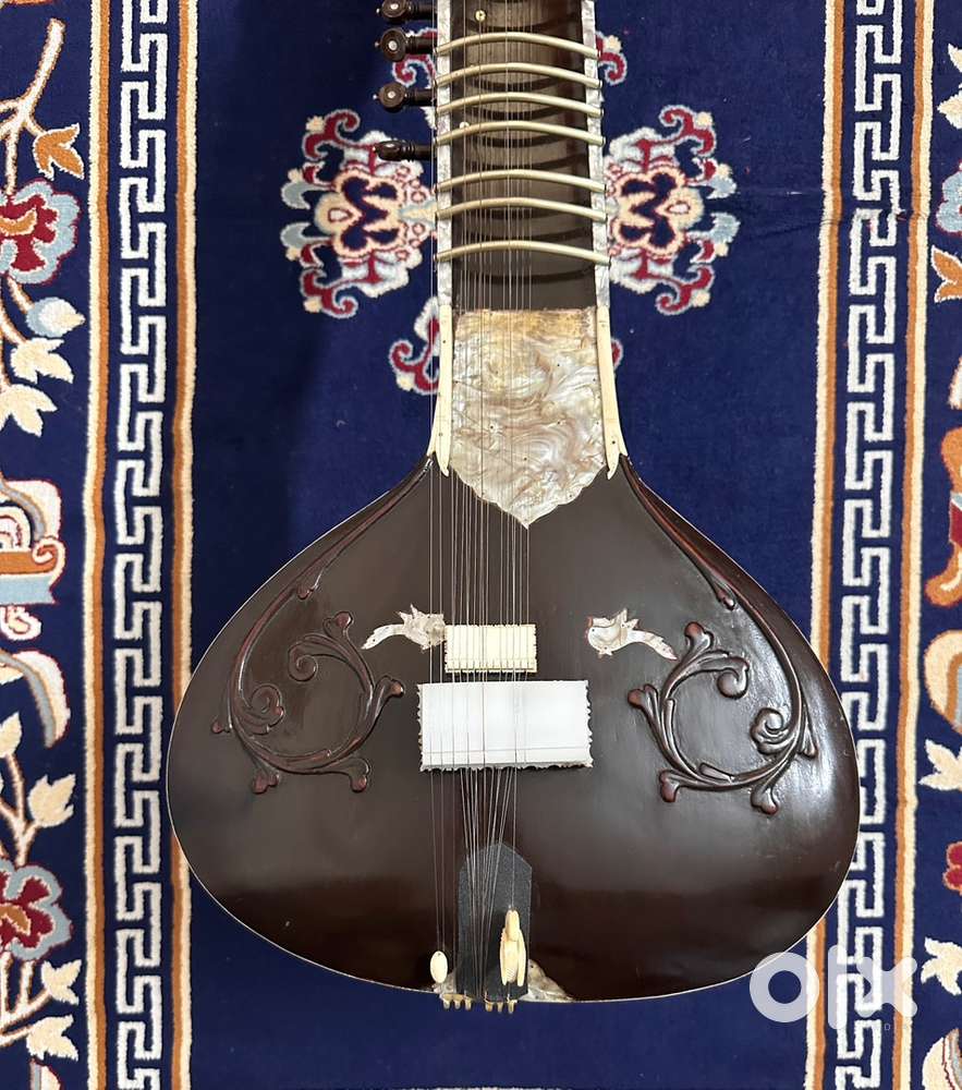 Gandhar pancham sitar, 50 years old Makhan lal made kolkata sitar