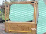 Bouffee counter pine wood