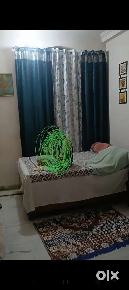 2 room set 2nd floor with double bed almira