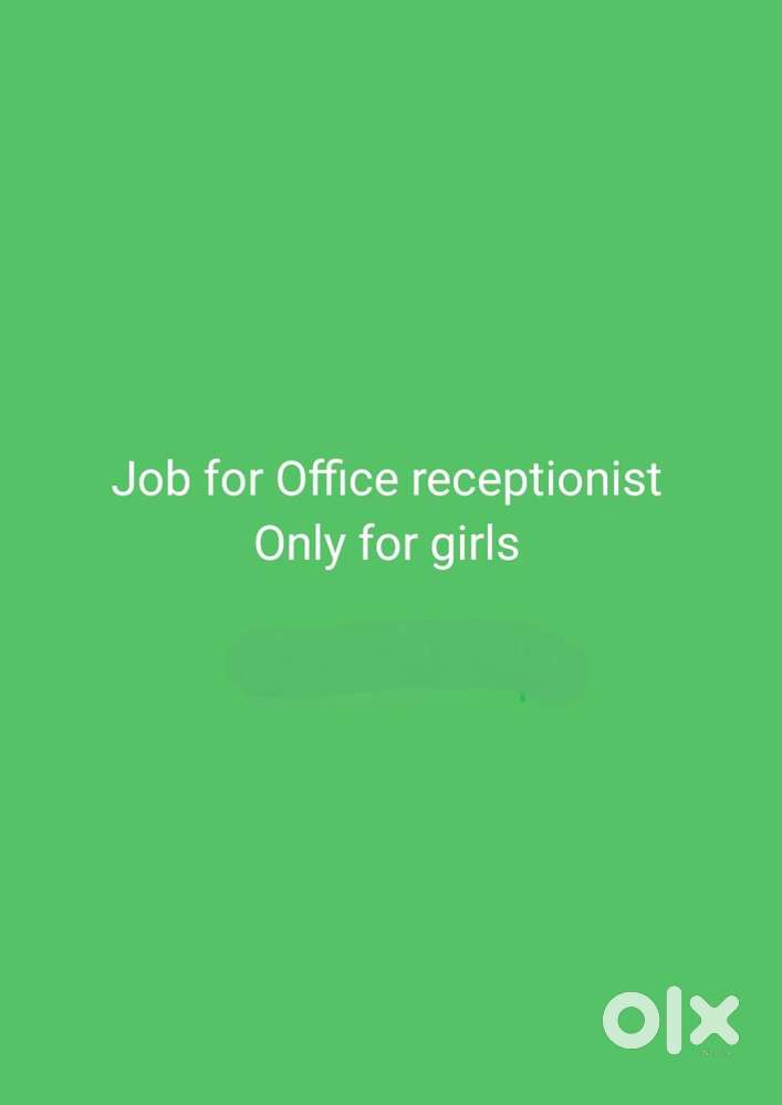 Back office job for girls