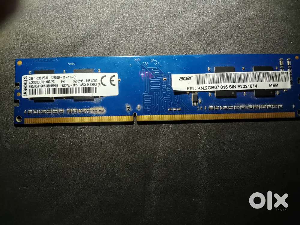 2GB DDR3 Desktop RAM (1600MHz)-Good Condition...