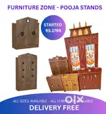 Furniture Zone - Wooden Pooja Stands Sales