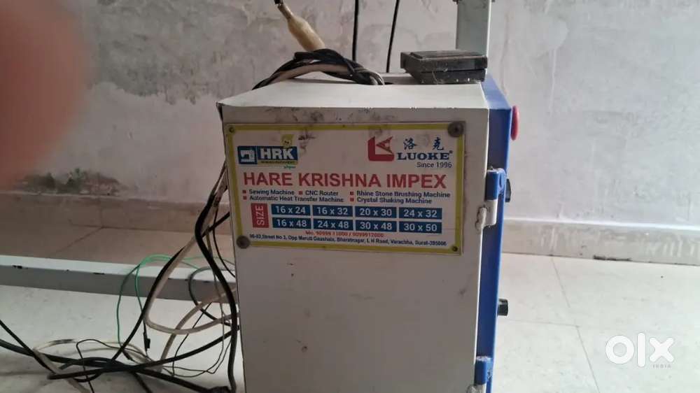 Air compression hotfix machine for saree and saree machine