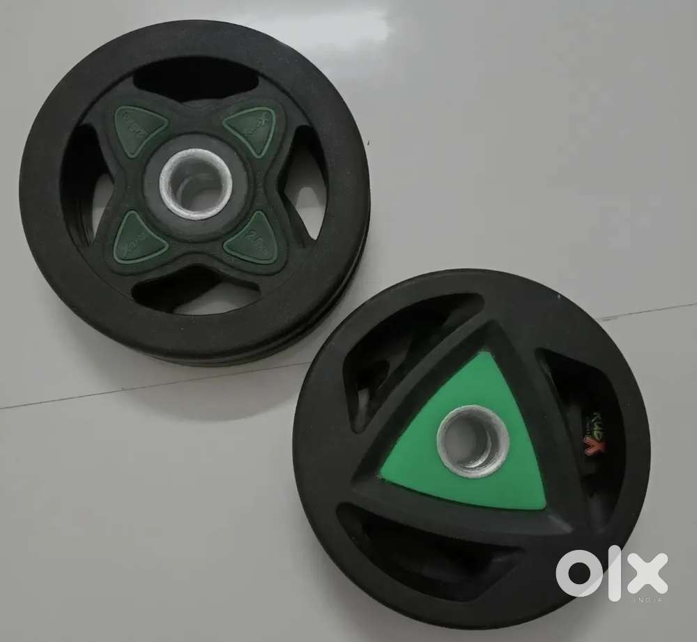 High Quality Cast Rubber Dumbell Plates