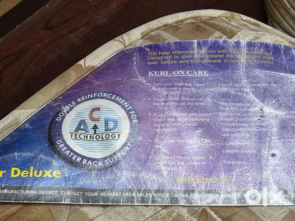 Good condition Karlon super delux mattress sale