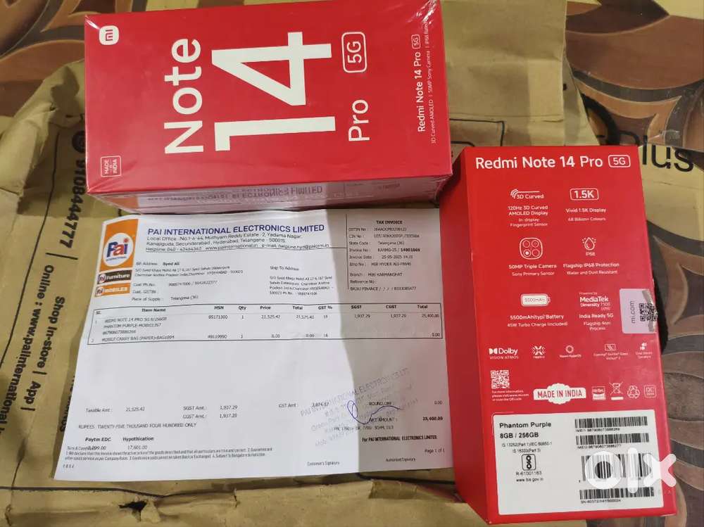 Redmi note 14 pro 5g 8/256