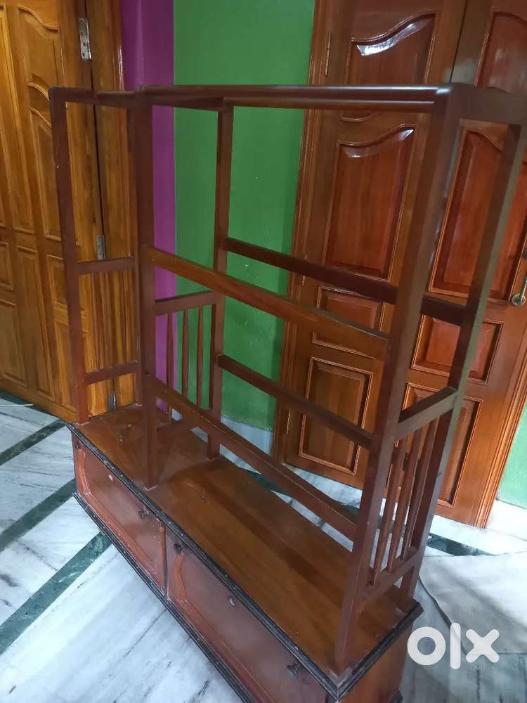 Wooden design dress and saree hanger -alanaa