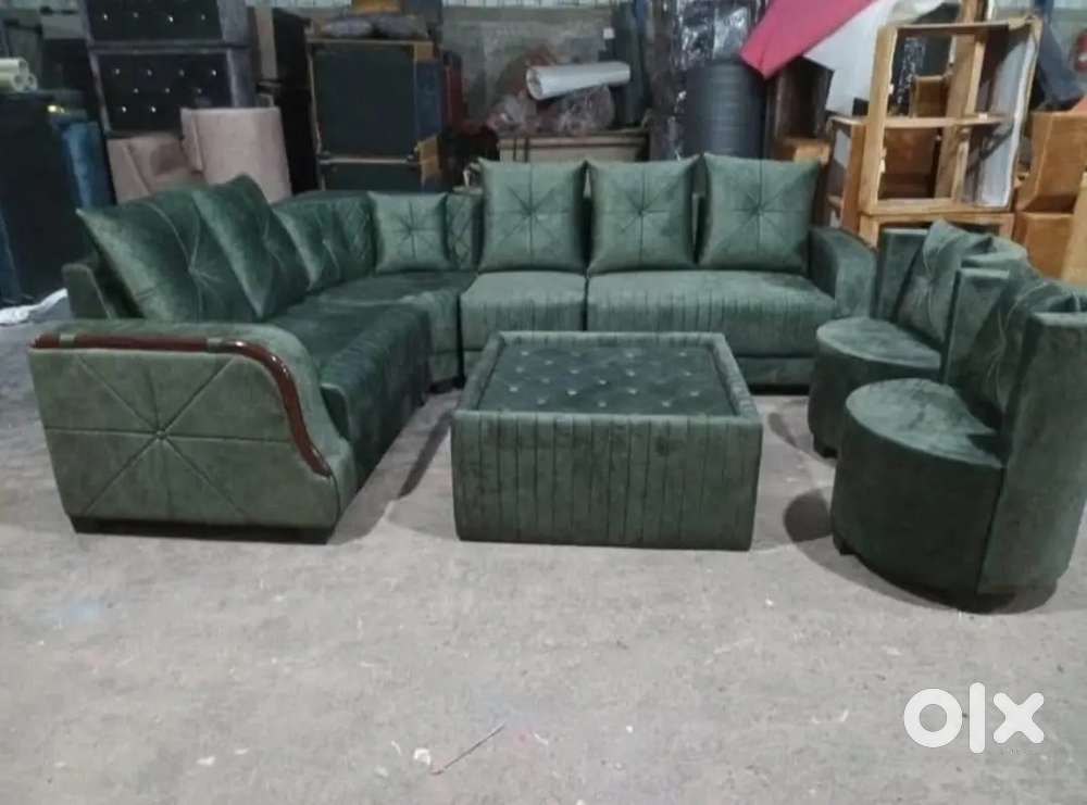 L shape sofa luxury model