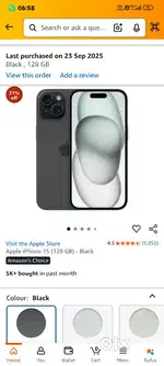 iPhone 15 black seal pack deal only cash