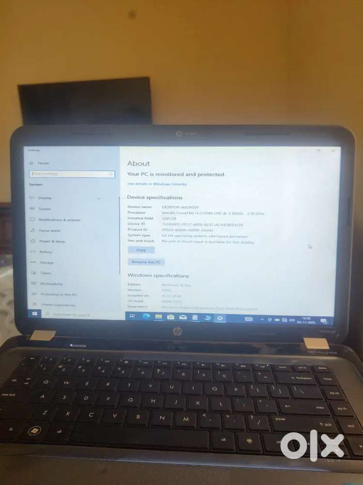 HP pavilion g series laptop