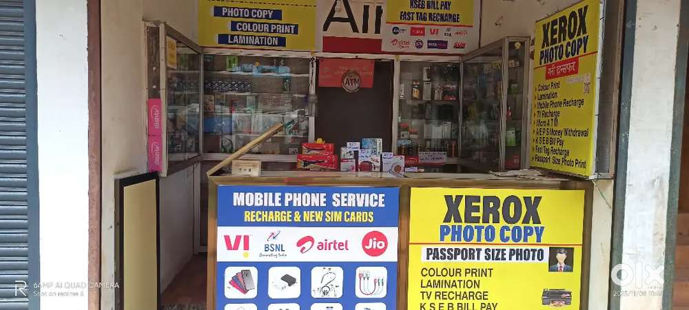 SHOP FOR SALE.  mobile phone accessories, xerox, print, lamination etc