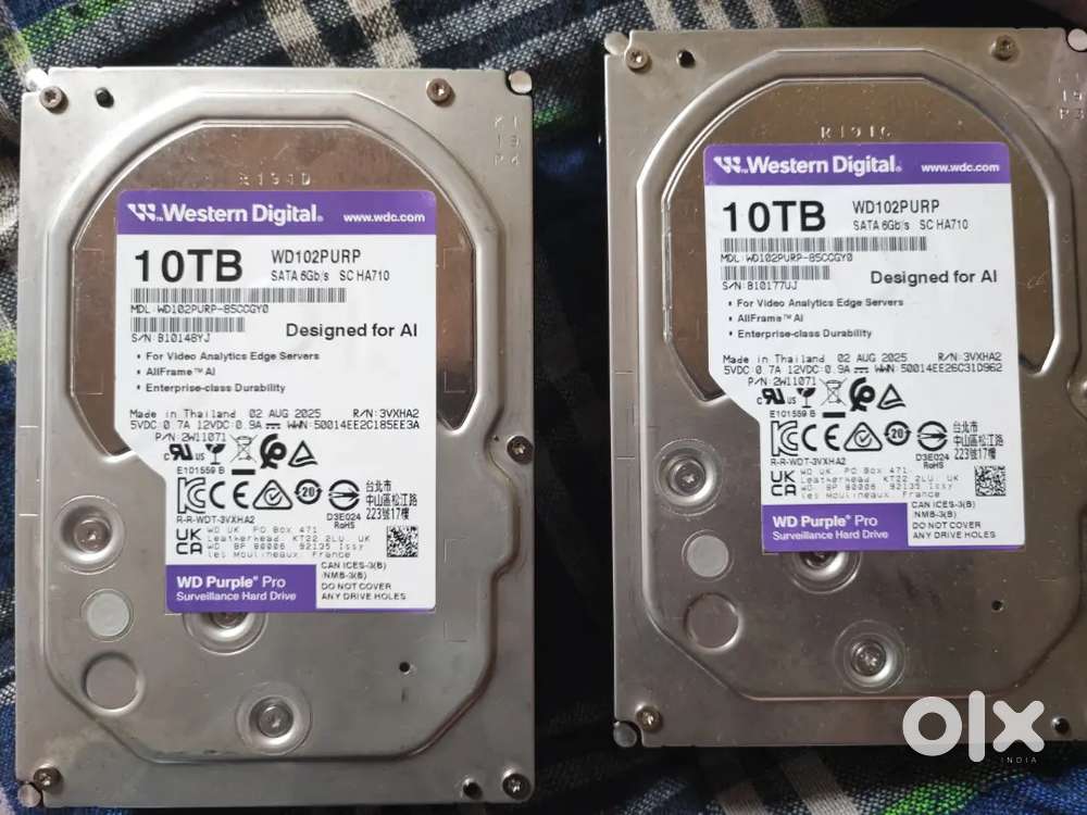 10TB + 10TB WD HARD DISK