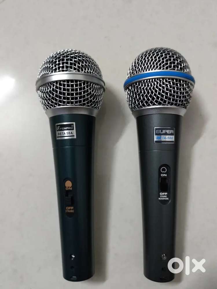 Super Beta-58A & Foxpro Beta-58A Vocal Professional Wired Microphone