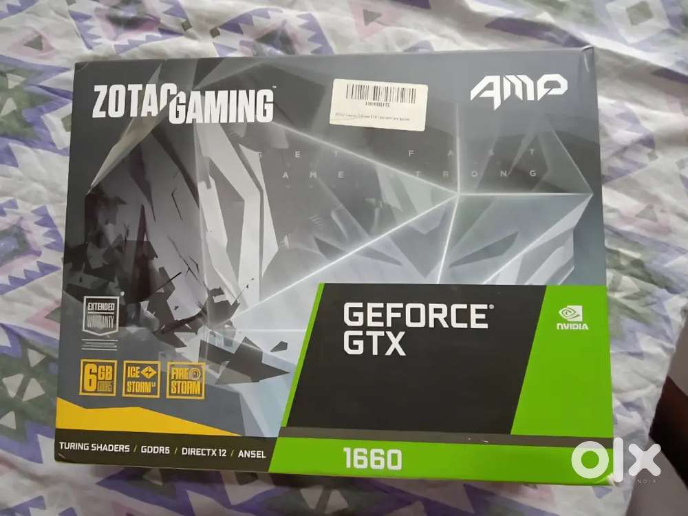 Zotac GPU 1660 RTX AMP Graphics Card!