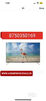 48 inch O led tv with sound bar Alexa inbuilt wifi 17512