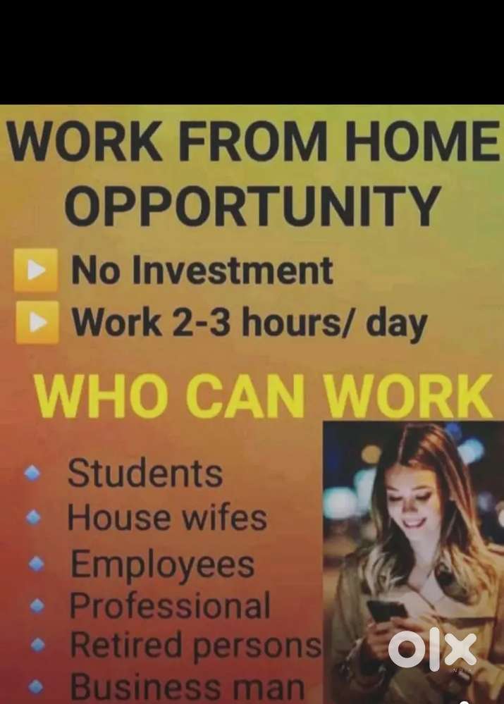 Work from home with use your smart phone