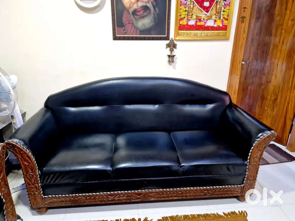 5 seater teakwood sofa set