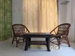 1 Table with 2 Chairs with Cushions – new