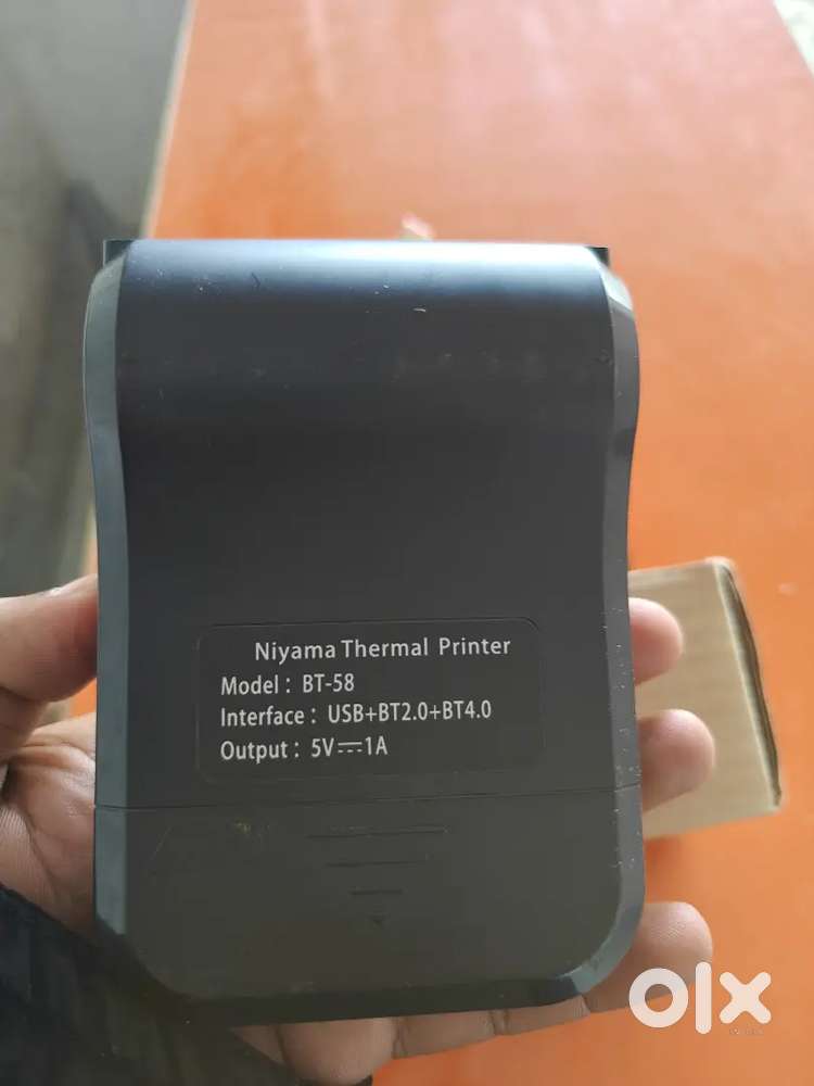 Thermal printer 2 inch with charger in the box.