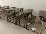 School College Classes Bench With Metal Stand